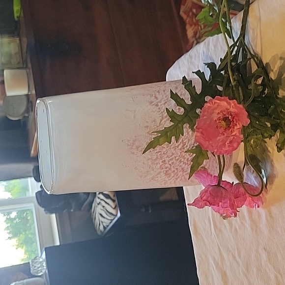 Opal Vase,Pink Opalescent,Mouthblown Art Glass,EUC,Tall - Picture 7 of 9